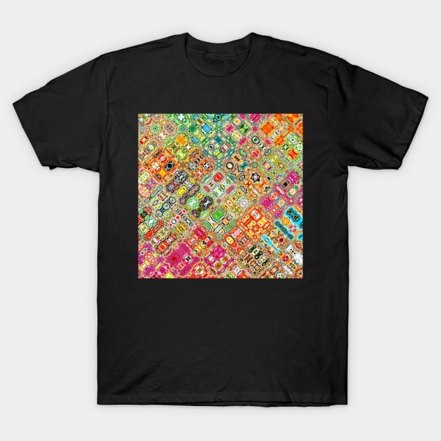 Atroce, city, color, dawn color, luxurious, T-Shirt by Atroce